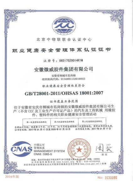 職業(yè)健康體系